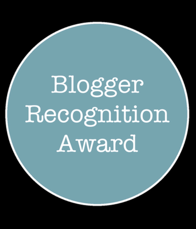 Nominated for Blog Recognition Award(3rd)