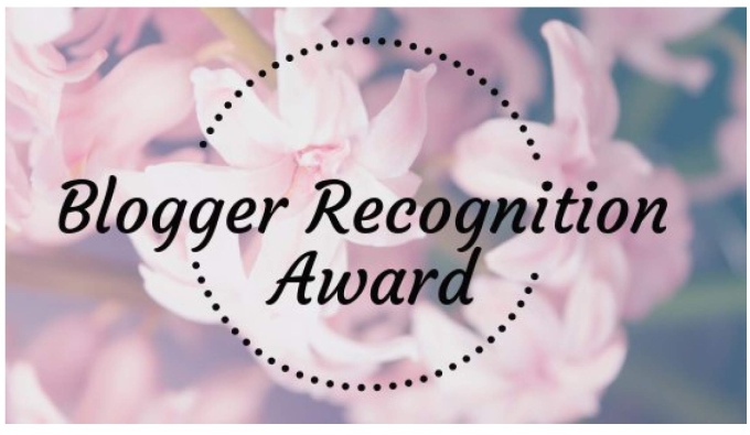 Blogger Recognition Award nominations(4th)