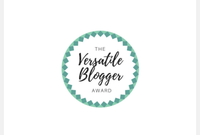 Nominated for Versatile Blogger Award(1st)